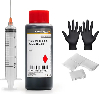 Produktbild von Nachfülltinte für Canon GI-43 R Pixma G 540, G 640 MegaTank red 100 ml