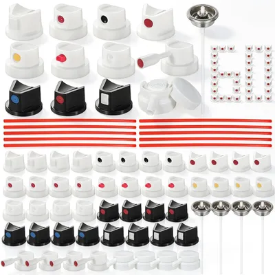 Imagen del producto de Set de 60 boquillas para graffiti con tubos de extensión