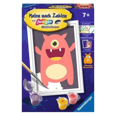 Zdjęcie produktu dla Ravensburger 23630, Dołączone farby, Chłopak, dziewczyna, Zestaw do kolorowania według numerów