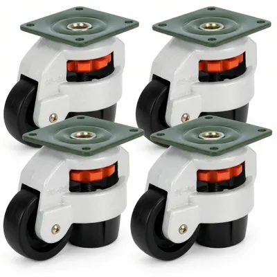 Image de Omgoods - Ensemble de 4 roulettes pivotantes, capacité de charge de 500 kg