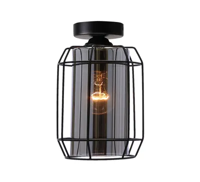 Obrázok produktu pre Candellux Čierne stropné svietidlo Jonera pre žiarovku E27 31-08404