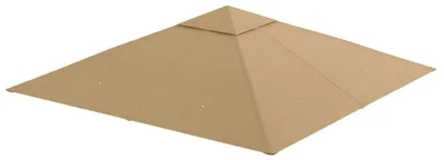 Immagine prodotto di Copertura di ricambio per gazebo, dimensioni 2,98 x 2,95 m, in poliestere, resistente agli agenti atmosferici, resistente ai raggi UV, colore kaki