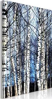 Produktbild von Vliesstoff Leinwandbild - Frosty January (1 Part) Vertical 60x90 cm Landschaften c-C-0368-b-a