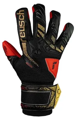 Image de Reusch - Gants de gardien de but « Attrakt Freegel » pour hommes/femmes Unisexe PP10682 (8) (Noir/Rouge)