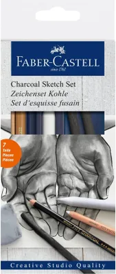 Produktbild von FABER-CASTELL Zeichenset Kohle