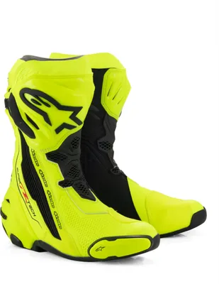 Image de Chaussures SUPERTECH R, ALPINESTARS (jaune fluo/noir, taille 42)