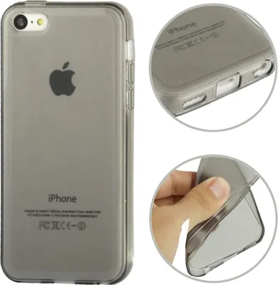 Produktbild von Handyhülle TPU Case für Handy Apple iPhone 5C grau