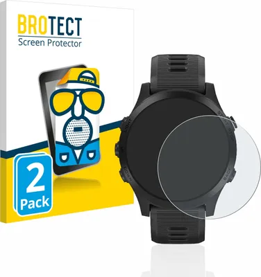 Produktbild von 2x BROTECT Schutzfolie für Garmin Forerunner 945 Displayschutz Displayschutzfolie Folie Matt Entspiegelungsfolie