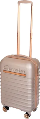 Produktbild von Handgepäck Hartschalentrolley Koffer Bronze Rollenkoffer 55 cm Cavalet bei Bowatex