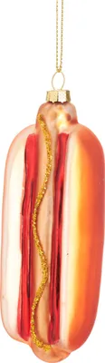 Image de Boule de Noël Hot Dog - Sass & Belle
