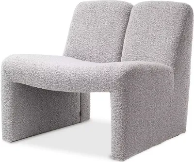 Produktbild von Casa Padrino Designer Sessel Grau 75 x 73 x H. 72,5 cm - Wohnzimmer & Hotel Sessel - Wohnzimmer & Hotel Möbel - Luxus Kollektion