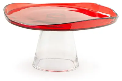 Image de H&H Porte-verre Bouillie rouge cm 21