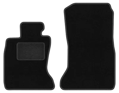 Immagine prodotto di Tappetini anteriori in moquette per BMW 7 F01 2008-2015 (Xdrive) – 2 pezzi, neri, su misura – Wielganizator LUX