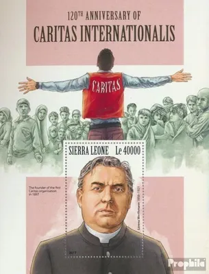 Produktbild von Briefmarken Sierra Leone 2017 Mi Block 1340 (kompl. Ausg.) postfrisch Caritas Internationalis
