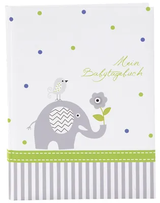 Produktbild von Goldbuch 11329 Babytagebuch Babyworld Elefant - 21 x 28 cm