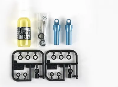 Produktbild von Tamiya 1:14 Truck Öldruckstoßdämpfer blau (2)