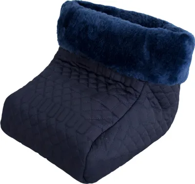 Produktbild von Fußsack Fußwärmer Steppfstoff Marine Lammfell Marine