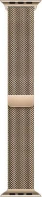 Produktbild von Apple Watch Milanaise Armband Smartwatch Armband 45mm Magnetverschluss Edelstahl gold