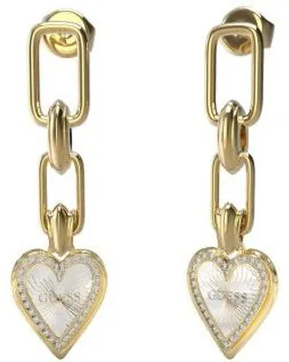 Image de Guess JUBE03236JWYGRHT Boucles d'oreilles femme or Love Me Tender