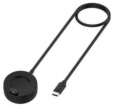 Produktbild von RZAkcesoria USB-C Ladestation Dock Schwarz für Garmin Vivosport