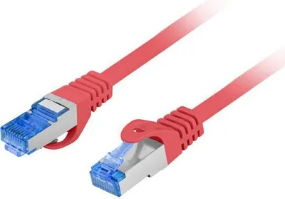 Obrázek produktu pro Lanberg PCF6A-10CC, 0,25 m, Cat6a, S/FTP (S-STP), RJ-45, RJ-45, Červená