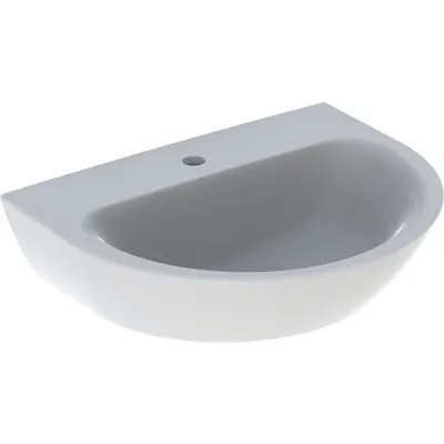 Produktbild von Geberit Renova Waschtisch, 1 Hahnloch, ohne Überlauf, Breite: 60cm, 500.599.01.1
