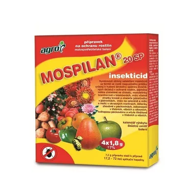 Obrázok produktu pre AGRO CS a.s. Mospilan 20 SP 4x1,8 g