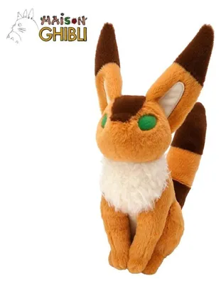 Image de Le château dans le ciel, peluche écureuil roux, 24 cm