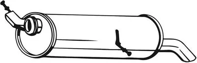 Produktbild von Bosal Endschalldämpfer  135-709