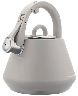Produktbild von Flötenkessel 2.5L Edelstahl Induktion Pfeifkessel Matt Grau KLAUSBERG KB-7949