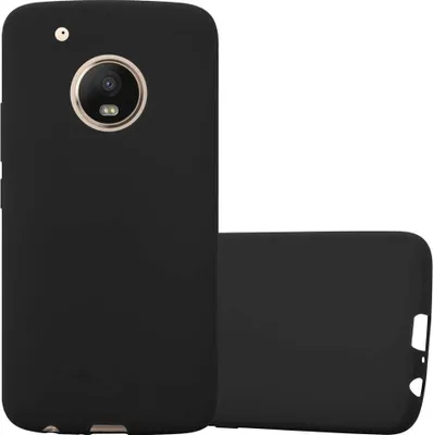 Produktbild von Cadorabo Hülle für Motorola MOTO G5 PLUS Schutzhülle in Schwarz Handyhülle TPU Silikon Etui Case Cover