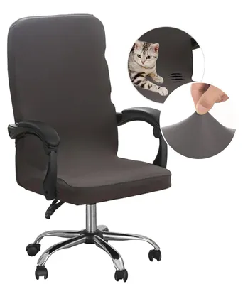 Produktbild von Abnehmbare, elastische Stuhlhülle für Bürostühle