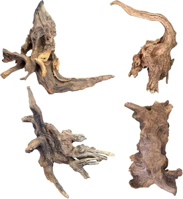 Produktbild von Aquarium Kienholz-Wurzel, 4 Stück, 5-15 cm, Dekoration für Aquarien