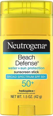 Produktbild von Sonnenschutz-Stick, Neutrogena, Beach Defence, gegen UVA und UVB, wasserbeständig, SPF 50, 42gr