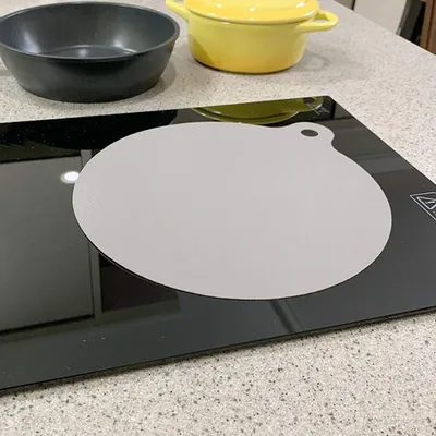 Image de Tapis pour table de cuisson à induction Tapis protecteur antidérapant pour table de cuisson électrique Tapis réutilisable pour table de cuisson