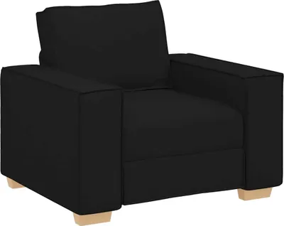 Produktbild von Sofa Stuhl Schwarz 60 cm Stoff