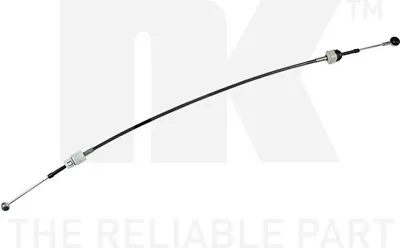 Produktbild von Schaltseilzug für Schaltgetriebe, Fahrzeugersatzteil, Länge 1185 mm und 790 mm