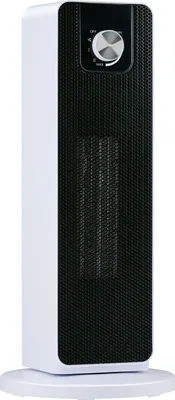 Produktbild von Turmheizgerät, PTC-Heizung, 2 Heizstufen 800 bzw. 2000 Watt, Lüfter-Funktion, mechanischer Thermostat, Umkipp-Sicherheitsschalter, Überhitzungsschutz, Tragegriff