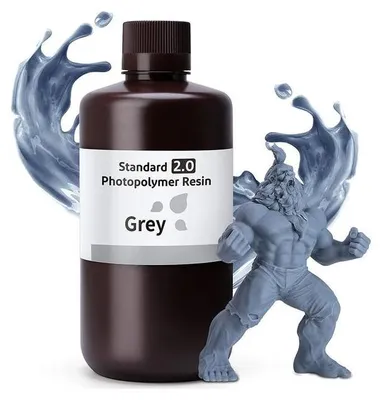 Obrázek produktu pro ELEGOO Standard Resin V2.0 1KG, Grey