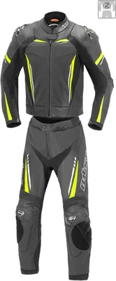 Zdjęcie produktu dla Kombinezon motocyklowy męski BUSE Imola czarno-żółty 102508 50