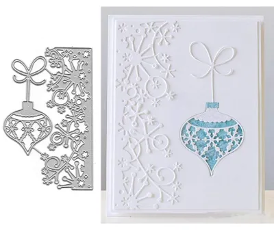 Metall-Stanzformen Schneeflocke Blume, Weihnachten, DIY Scrapbooking
