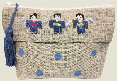 Obrázok produktu pre Vyšívacia súprava Le Bonheur des Dames Etui Petit Point "Japonské puzd
