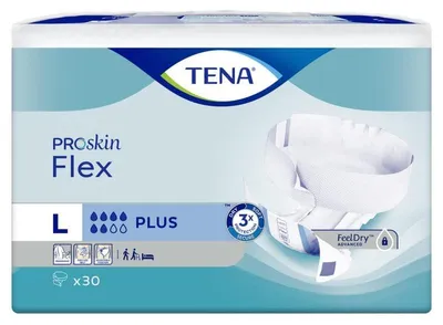 Imagen del producto de Flex Plus, protección para incontinencia, talla L, 30 unidades