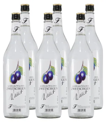 Produktbild von Fies Schwarzwälder Zwetschgen Wasser (6 x 1,0L)