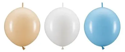 Immagine prodotto di Palloncini con connettore, 33 cm, mix (1 confezione / 20 pezzi)