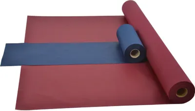 Produktbild von Sensalux Kombi-Set 1 Tischdeckenrolle 1m x 25m bordeaux + Tischläufer 30cm blau