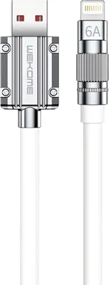 Produktbild von WEKOME WDC-186 Wingle Serie - USB-A zu USB-C Schnellladeanschlusskabel 1 m (Weiß)