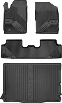 Image de SET 77 Tapis en caoutchouc et revêtement Citroën Berlingo 1 1996-2005
