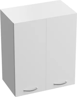 Produktbild von LAVITA Badezimmerschrank Basic Barato Weiß 500 | Hängeschrank | Badschrank | Badregal | Schrank 50cm Breit | Mehrzweckschrank | Hängeschrank fürs Bad | Lackierte Platte | 50x24x60 cm |