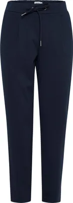 Image de b.young BYRizetta Pantalon pour femmes Pantalon en tissu avec cordon de serrage extensible, plis, poches latérales, coupe slim
